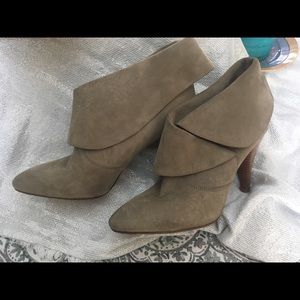 Beige booties